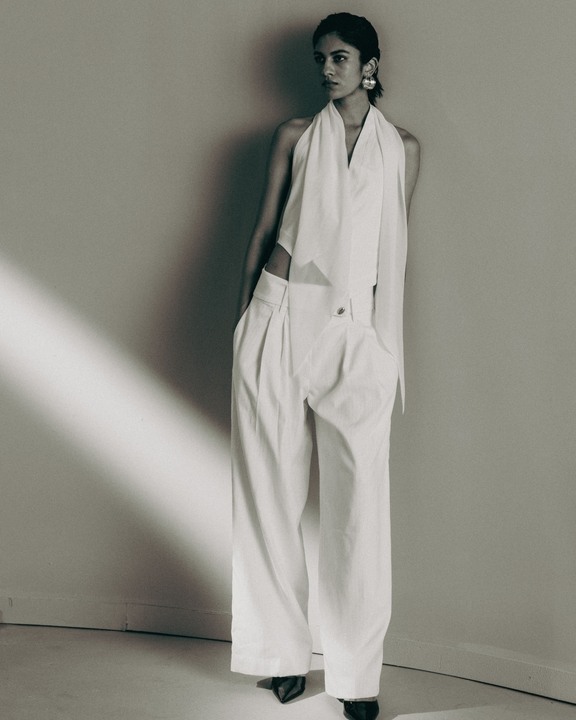 Low Waist Wide Leg Pants