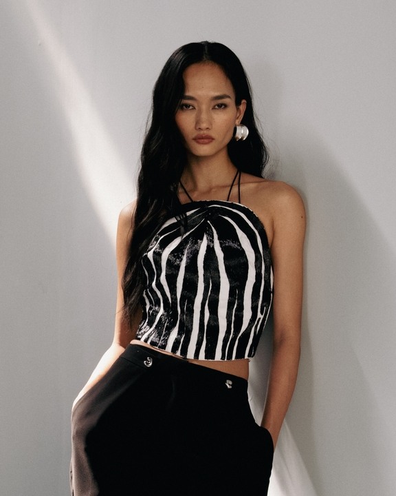 Foldover Wide Leg Pants