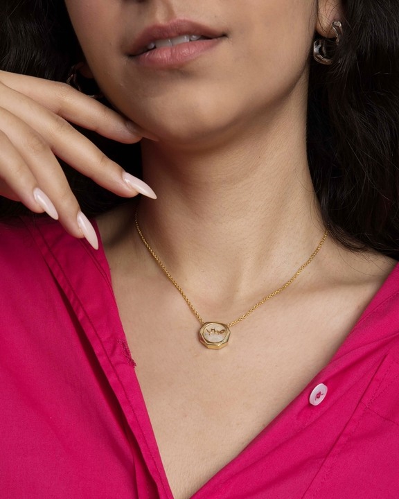 Sabr Rainbow Moonstone Necklace