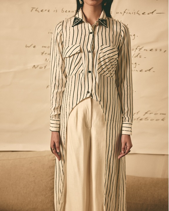 Stripe Long Shirt