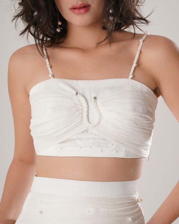 Flow Bustier - White