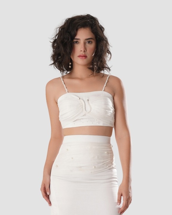 Flow Bustier - White