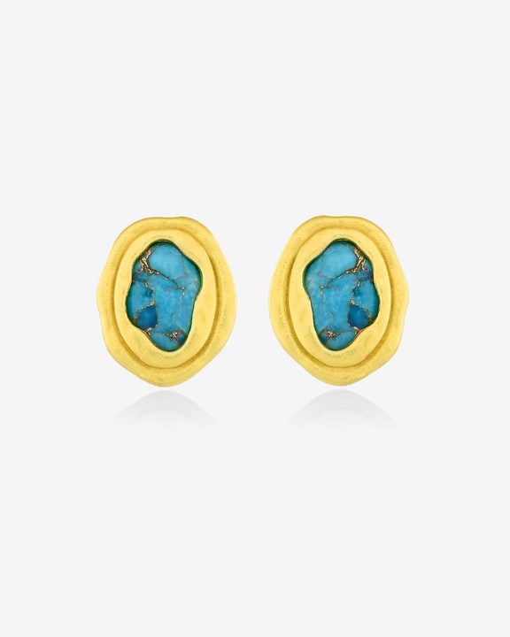 Turquoise Ocean Studs