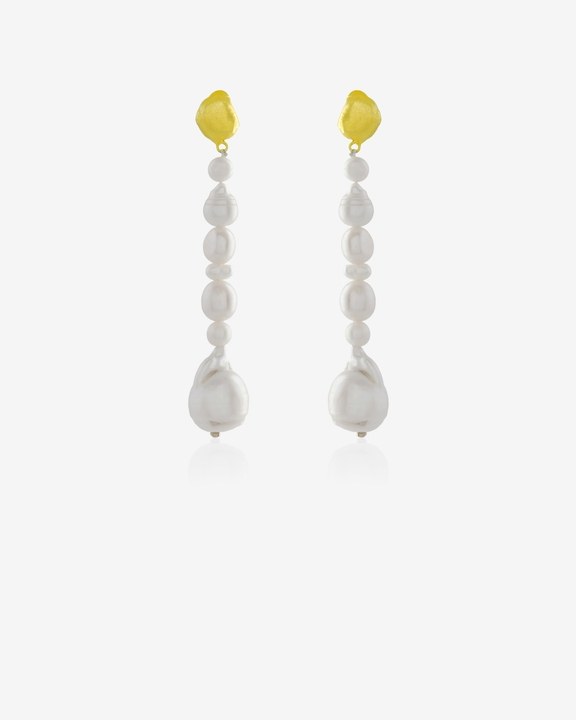 Mishappened Pearl Earrings