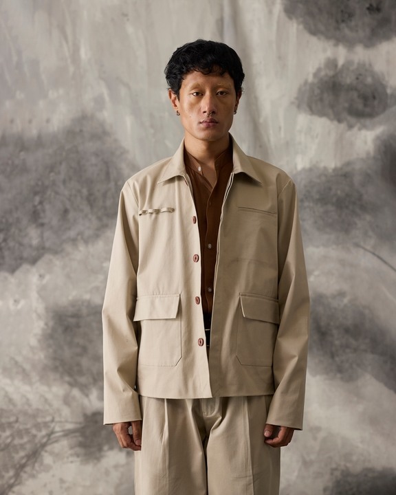 Beige Jacket - Men