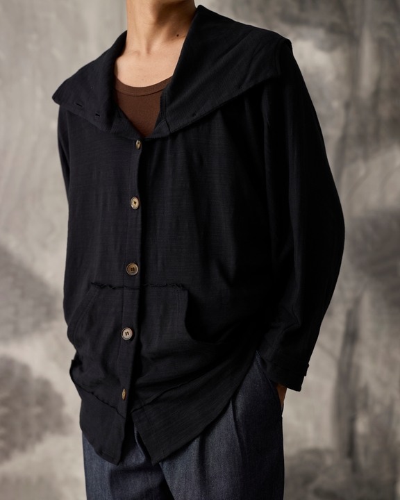 Black Dolman Hoodie - Men