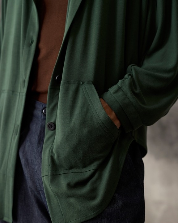 Green Dolman Hoodie - Men