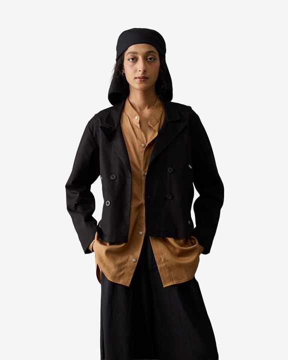 Scratched Blazer - Women