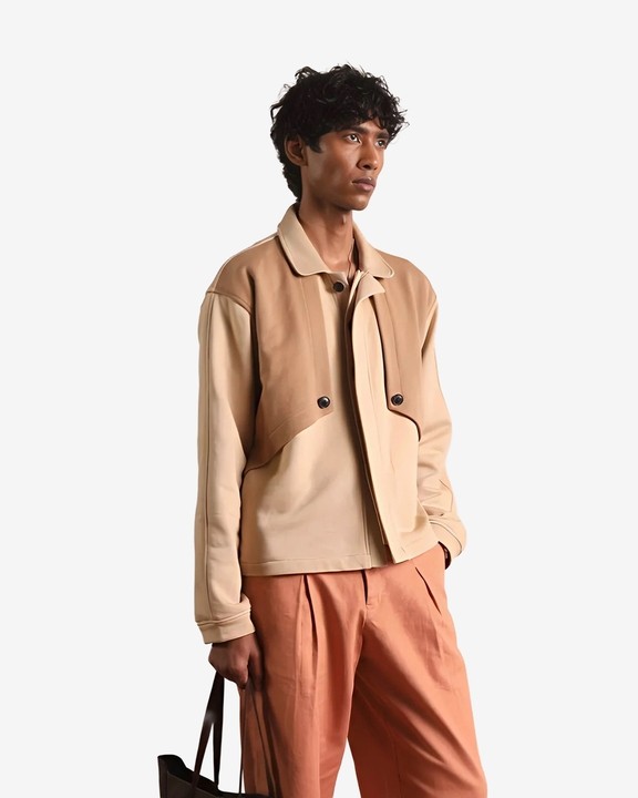 Fleece Pullover Beige