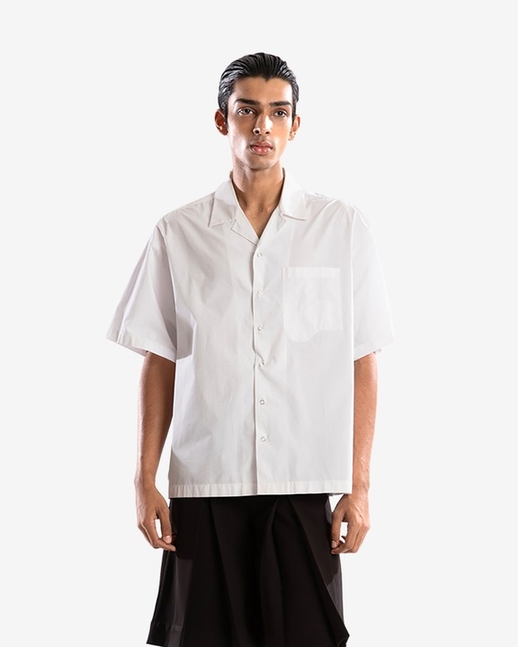 White B Pocket Shirt