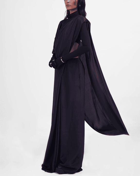 Hybrid Sari-pants (Black)