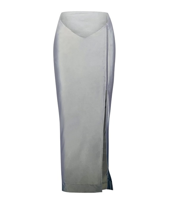 Grey Reflective Skirt