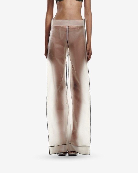 Structured Rubber Pants