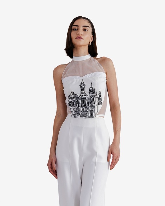 Horus Hic Halter Neck Top