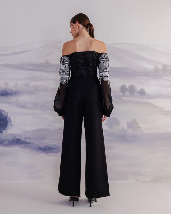 Roman-Tic Flared Trouser