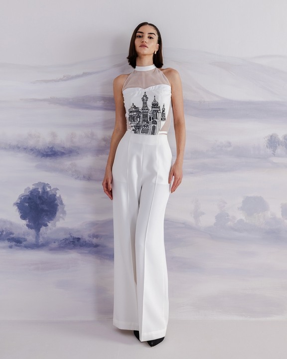 Horus Hic Halter Neck Top