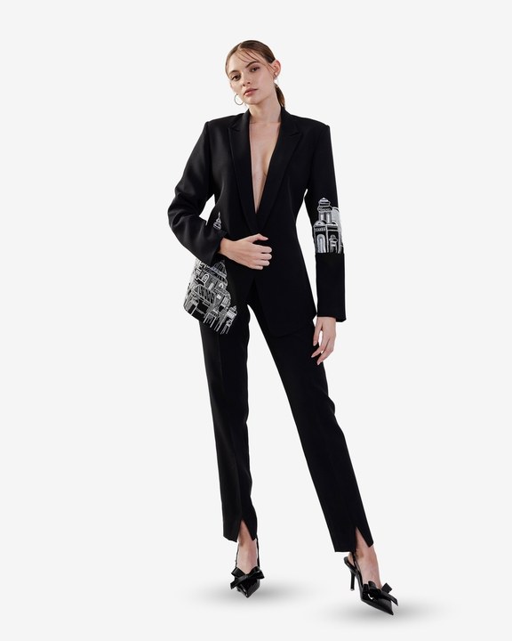 Straightfit Slit Trouser