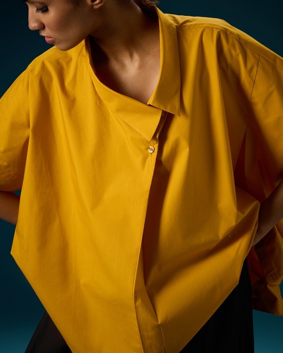 Drop Shoulder Flare Shirt