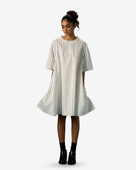 Flare Side Panel Dress