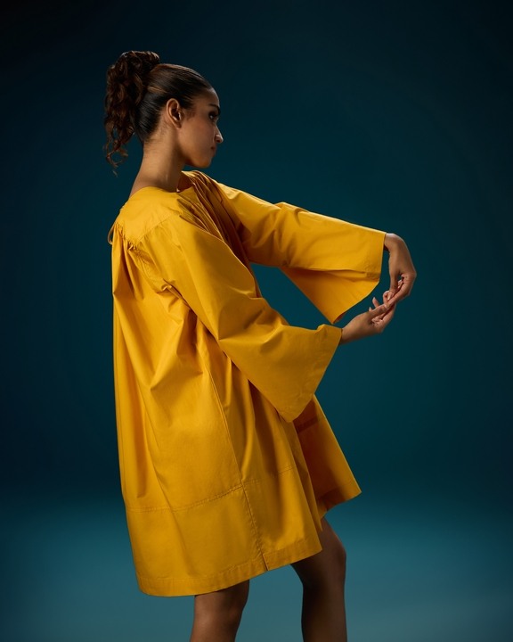 Gathered Yoke Dress