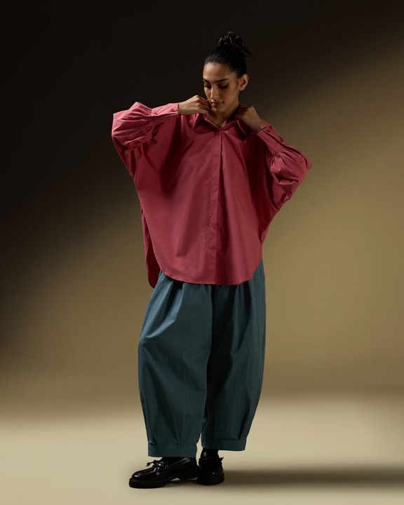 Back Yoke Gather Shirt