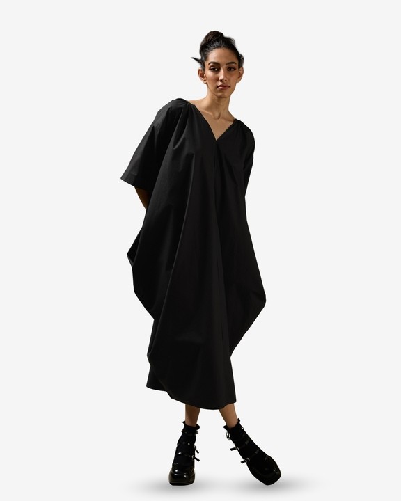 Side Cowl Two-Way Dress