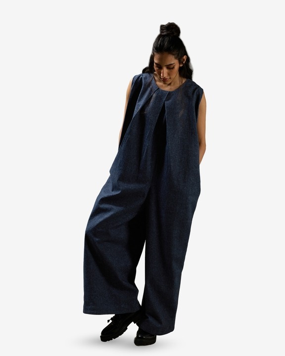 Pleat Detail Jumpsuit