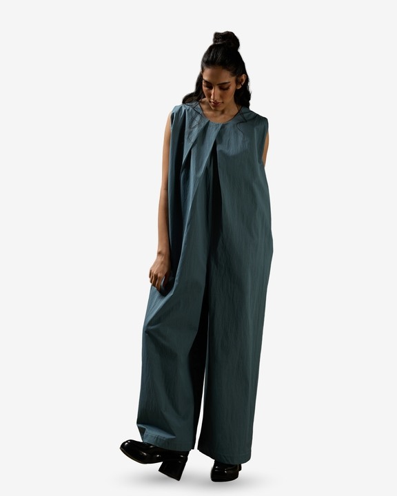 Pleat Detail Jumpsuit