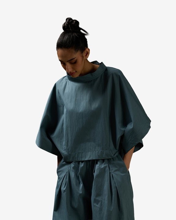 Fitted Waist Boxy Top