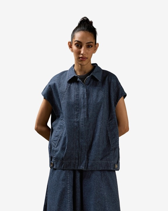 Side Overlap Panel Jacket