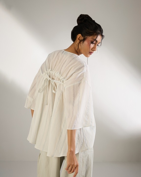 Back Tie V-Neck Top