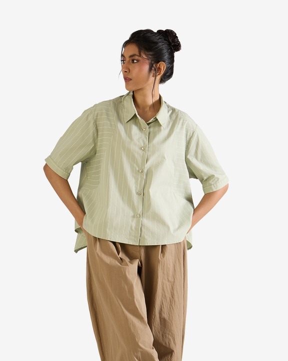 Side Yoke Flare Shirt