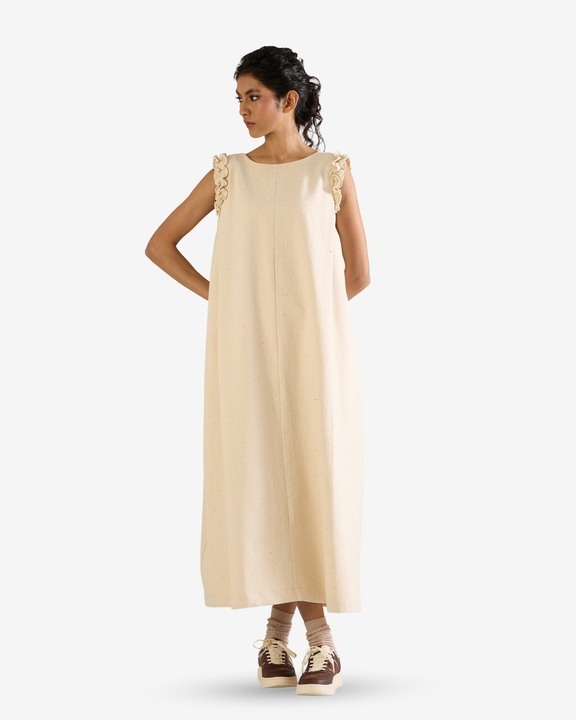 Shoulder Frill Dress