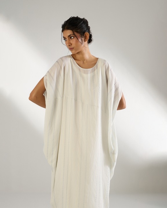 Rounded Drape Dress