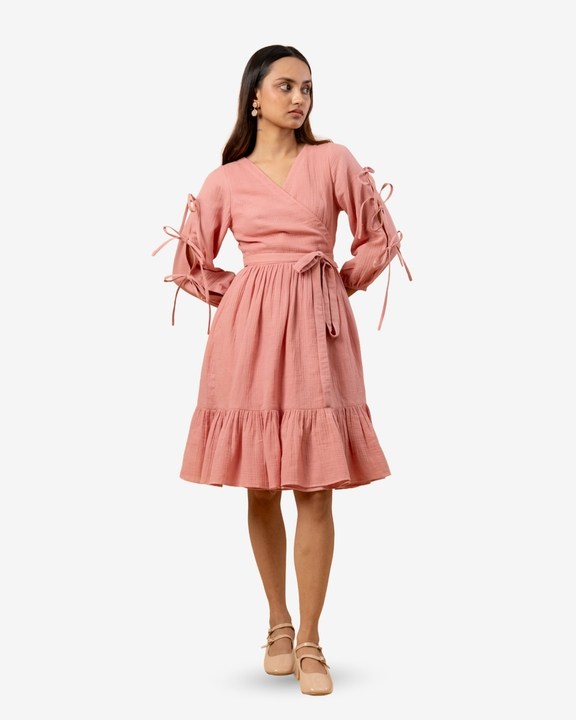 Petal Belted Dress
