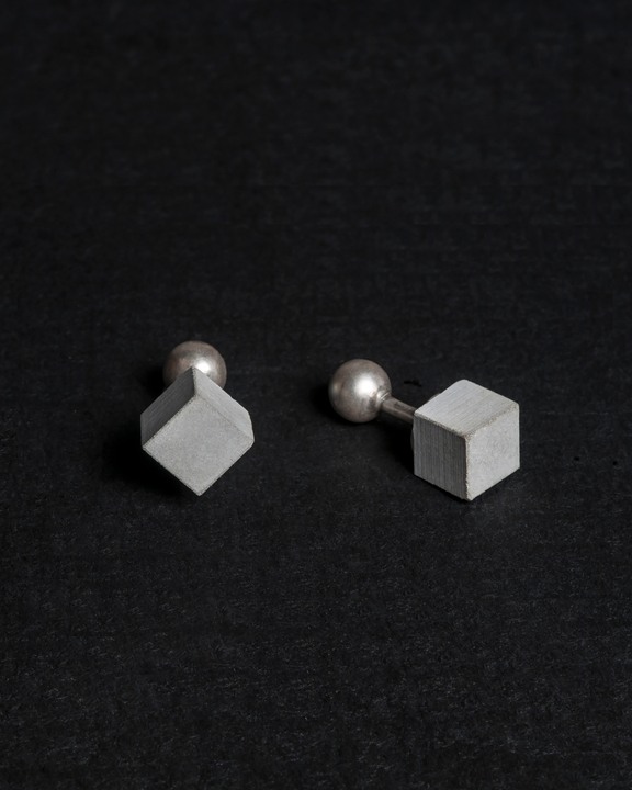 Elements- Micro Concrete Cufflinks #2