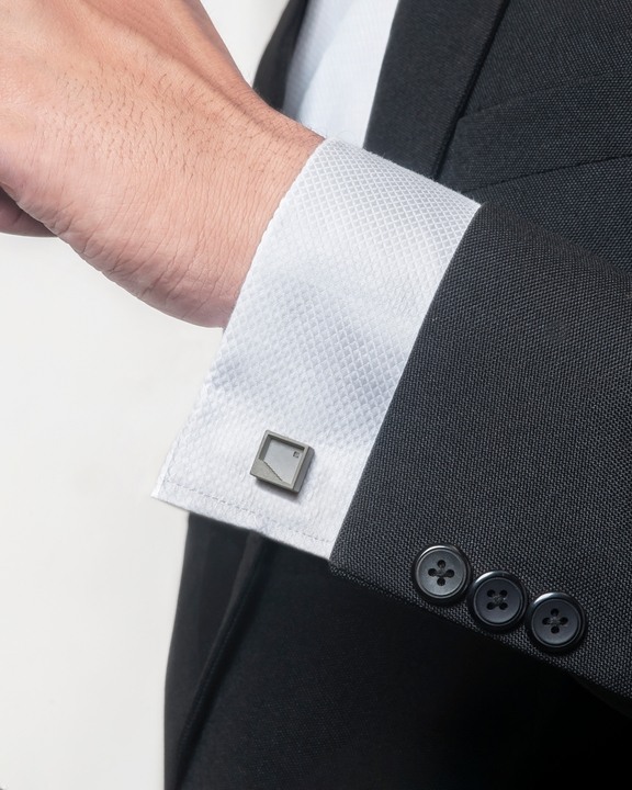 Elements- Micro Concrete Cufflinks #3