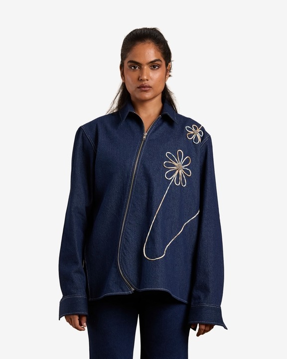 No Time to Die Malar Embroidered Jacket