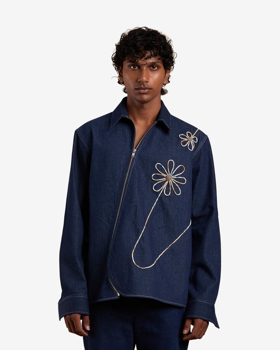 No Time to Die Malar Hand Embroidered Jacket