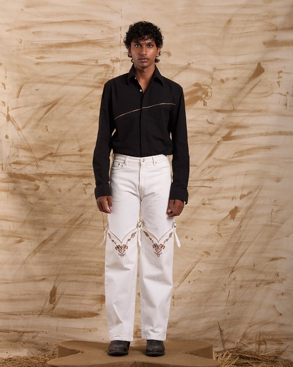 Running Again Embroidered Bottoms