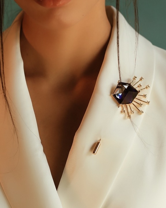 Evian Lapel Pin