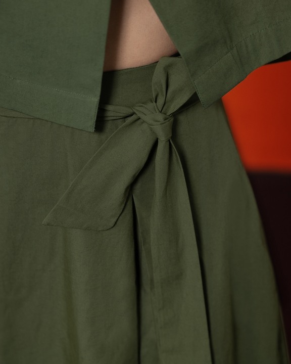 Padma Box Pleated Skirt