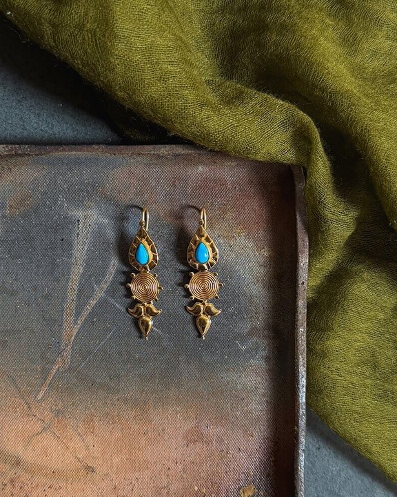 Akor Earrings – Turquoise