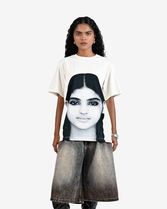 The Girl With The Braids T-Shirt - White
