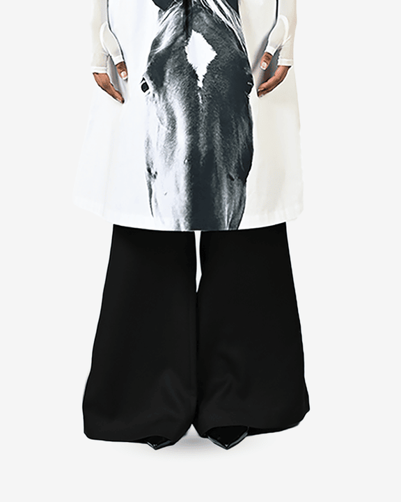 Horse Printed Cotton Skirt