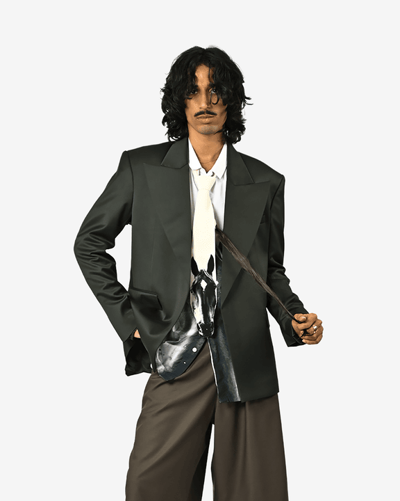 Horse Tie With Synthetic Hair