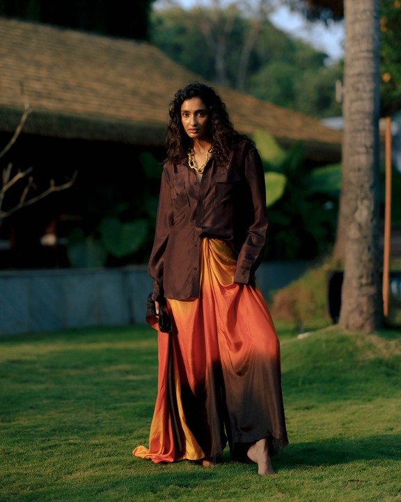 Arka Sunset Silk Set