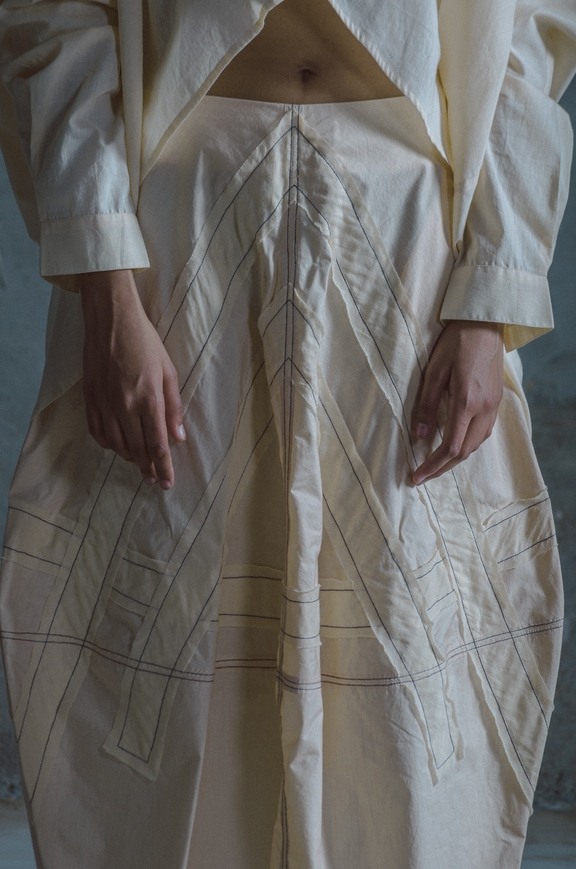 Daiva Applique Skirt Set