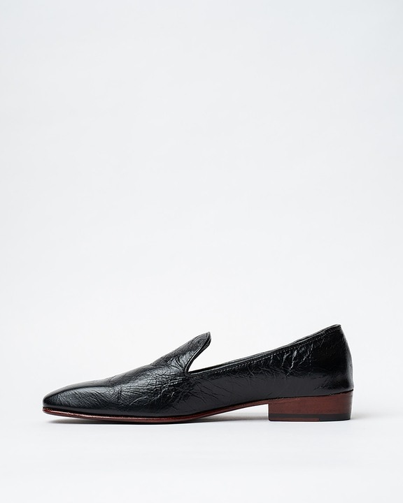 Evening Slip-ons With an Almond Toe,easy to Slide in Shoes
