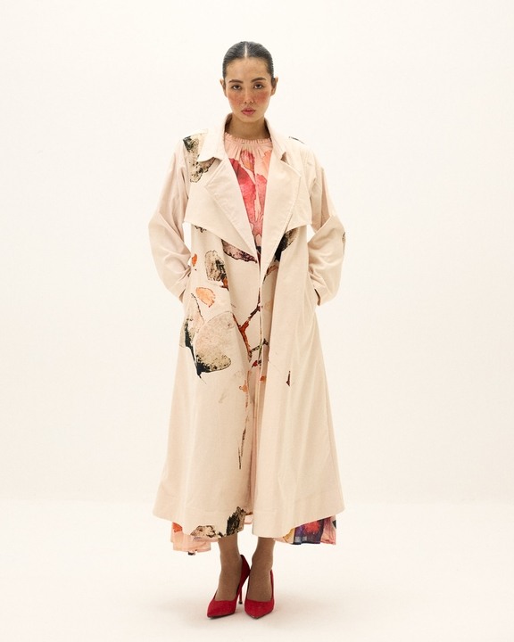 Clay Echo Trench Coat